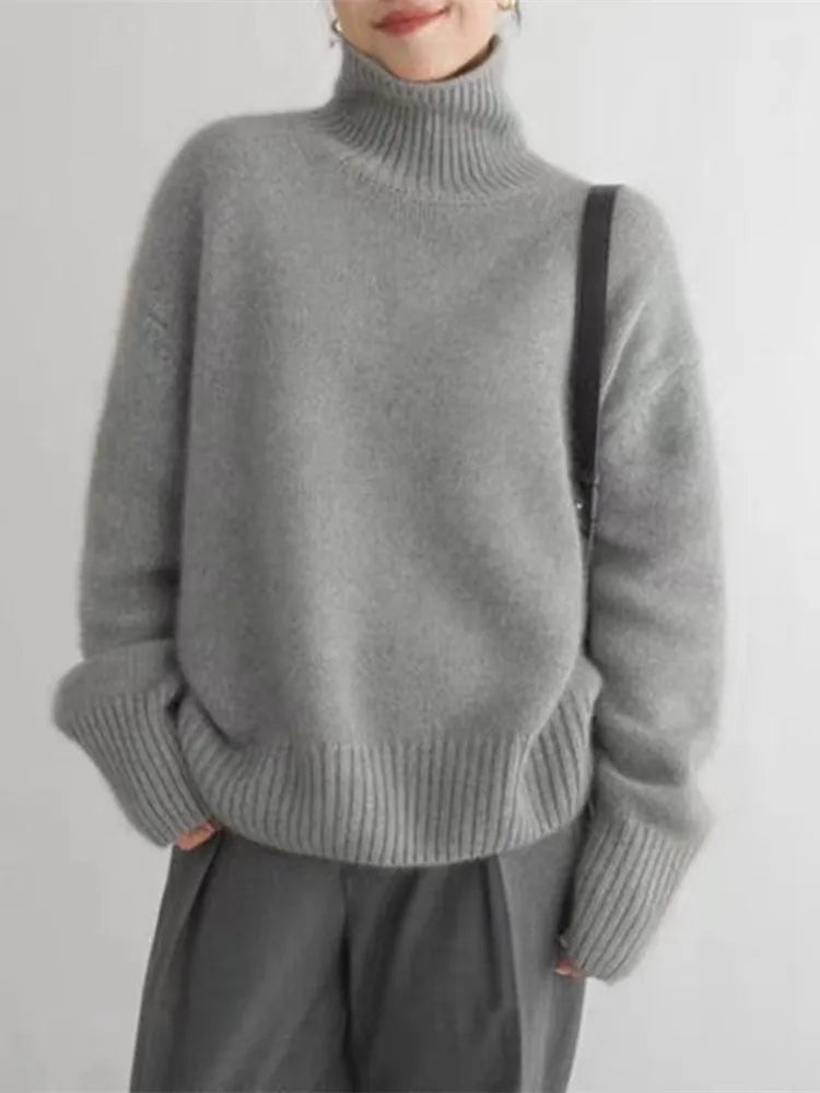 Isabella – Cashmere High Neck