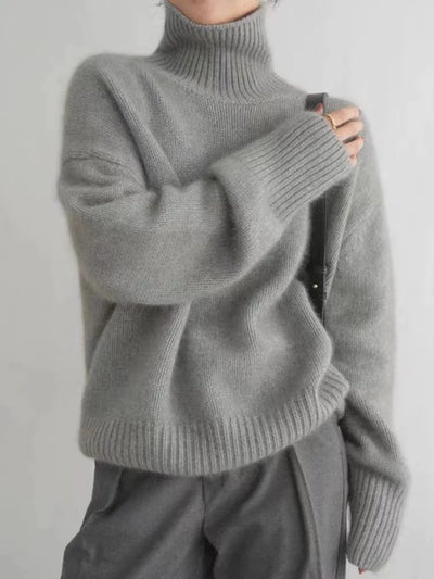 Isabella – Cashmere High Neck