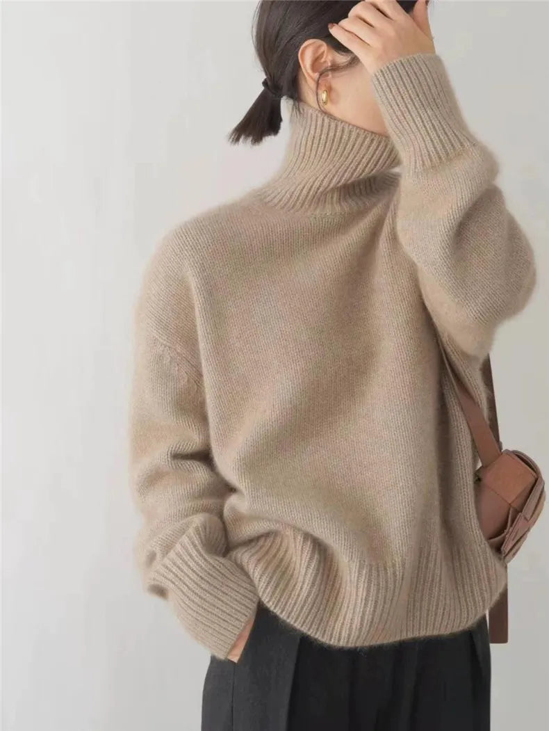 Isabella – Cashmere High Neck