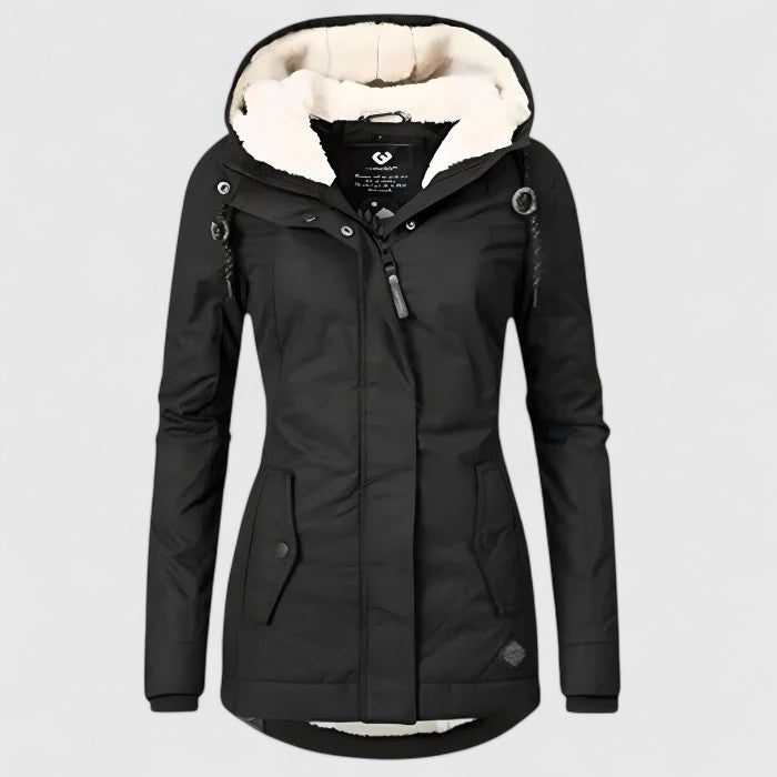 Seravia - Water-Repellent Fall Jacket with Hood