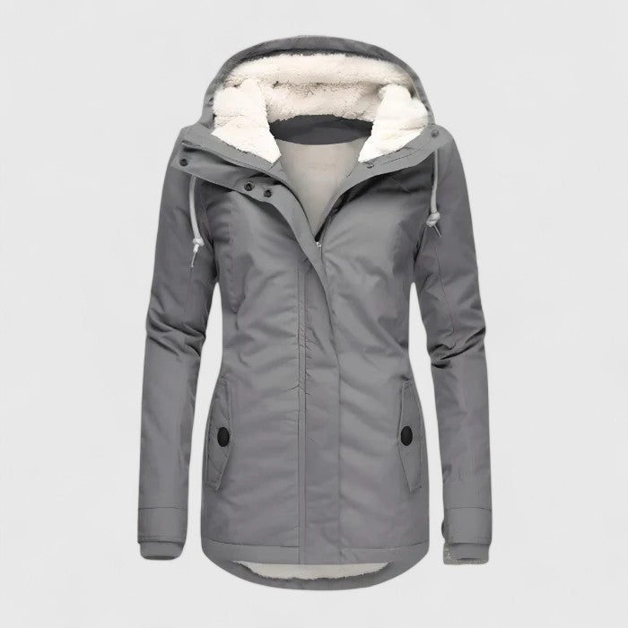 Seravia - Water-Repellent Fall Jacket with Hood