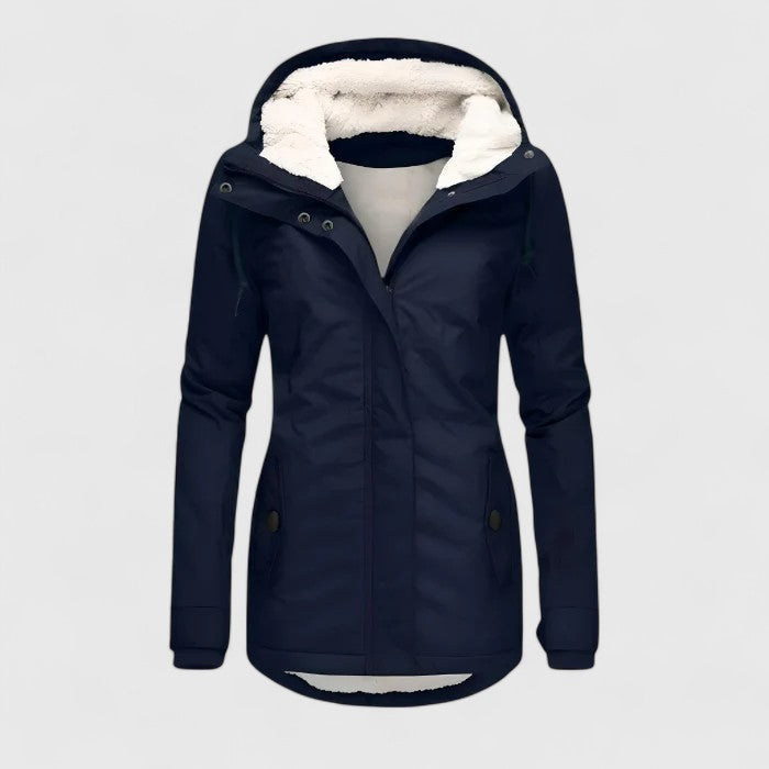 Seravia - Water-Repellent Fall Jacket with Hood