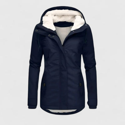 Seravia - Water-Repellent Fall Jacket with Hood