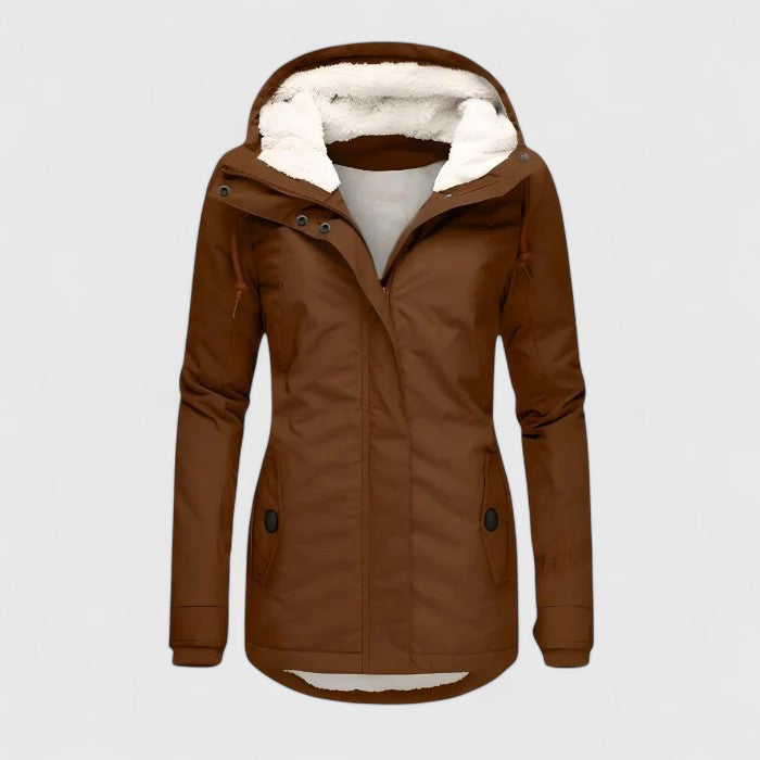 Seravia - Water-Repellent Fall Jacket with Hood
